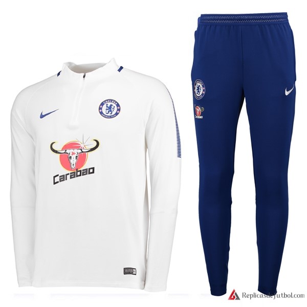 Chandal Chelsea Niño 2017-2018 Blanco Azul